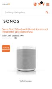 sonos one sl mydealz