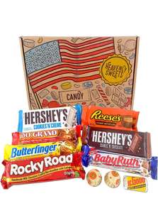 Amerikanische Süßigkeiten Box