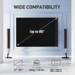 [ Amazon Prime ] PERLESMITH TV Wandhalterung Fernseher für 37-82 Zoll bis zu 60kg, Schwenkbar Neigbar VESA 600x400mm