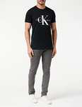 [Amazon Prime] Calvin Klein Jeans Herren T-Shirt Kurzarm Core Monologo Slim Fit (Gr. XS - XXL)