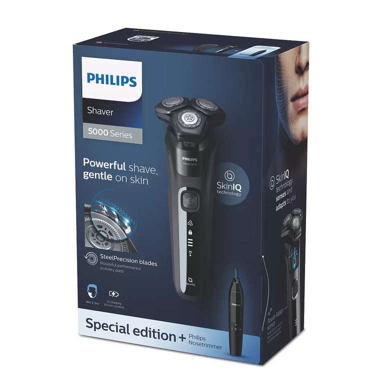 [LIDL] PHILIPS Rotationsrasierer S5588/26 inkl. Nasenhaartrimmer - Nass und trocken rasieren