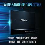 PNY CS900 Interne SSD SATA III, 2,5 Zoll, 1 TB, Lesegeschwindigkeit bis zu 535 MB/s