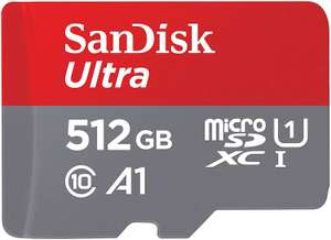 SANDISK Ultra UHS-I, Micro-SDXC Speicherkarte, 512 GB, 120 MB/s [Mediamarkt Abholung]