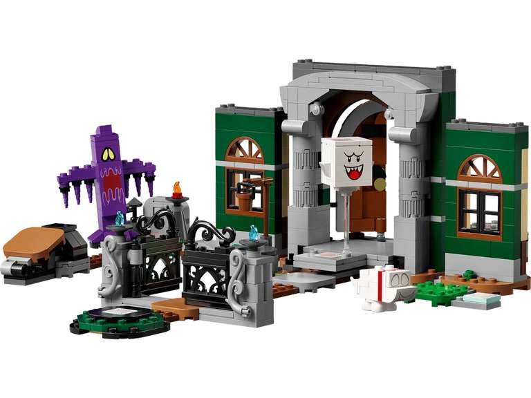 [Galeria Filalabholung oder zzgl. 5,95 € Versand] LEGO 71399 Super Mario Luigi‘s Mansion: Eingang – Erweiterungsset für 19,99 €