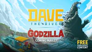 Dave the Diver x Godzilla DLC - Kostenlos vom 23. Mai bis 23. November (PS4, PS5, Nintendo Switch, PC)