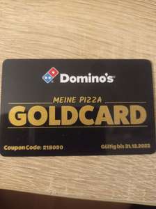 Domino's meine Pizza Goldcard [Lokal: Lübben/Spreewald]
