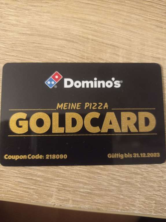 Domino's meine Pizza Goldcard [Lokal: Lübben/Spreewald]