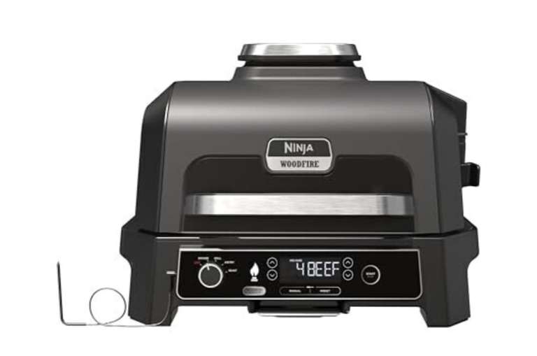 [CB] Ninja Woodfire Pro XL Elektrischer Outdoor Grill & Smoker mit Smart Cook System OG850EU
