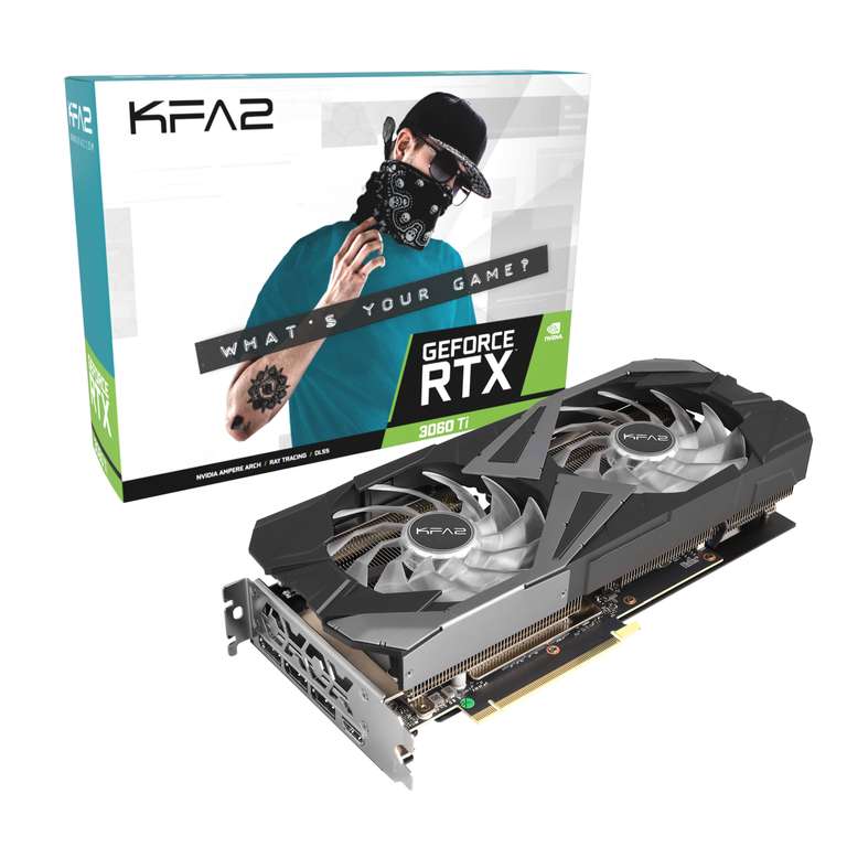 KFA2 GeForce RTX 3060 Ti EX 1-Click OC LHR 8GB GDDR6