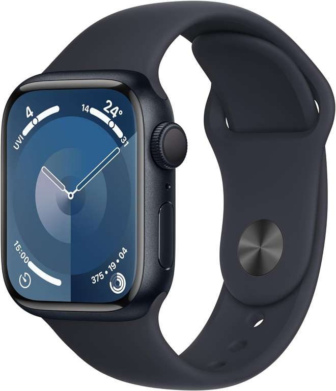 Apple Watch Series 9 GPS 41mm Aluminiumgehäuse und Sportarmband (M/L & S/M)