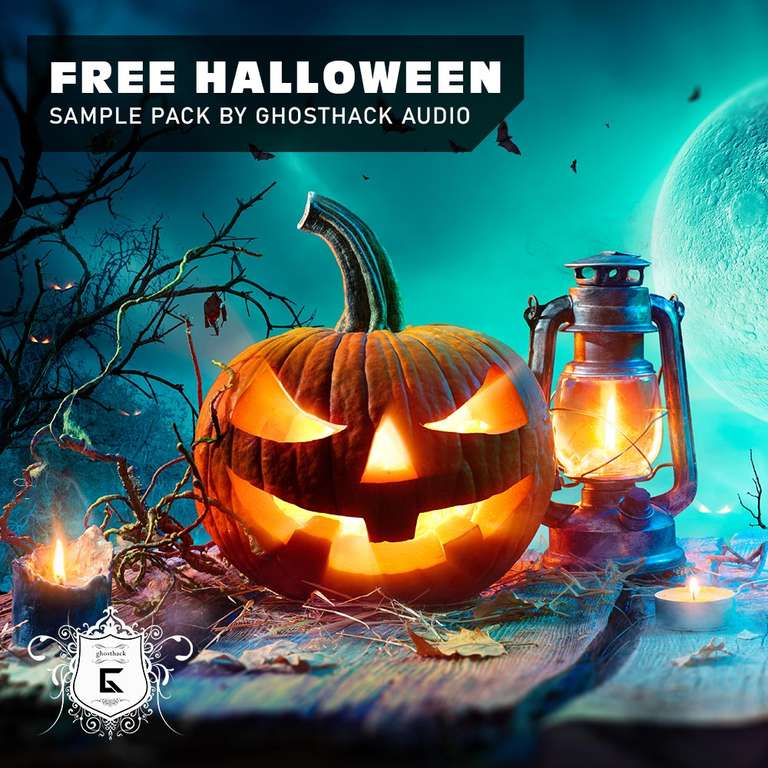 Ghosthack Free Halloween Samplepack - ca. 350 MB WAV Samples mit Halloween Sounds