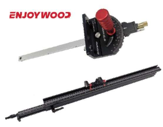 Holzbearbeitung: Enjoywood M1 Pro Gehrungslehre und Winkelmesser sowie Teleskopanschlag - "Hooked on Wood" approved - ab € 31,21 + € 36,71