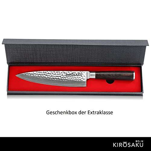 Kirosaku Premium Damast Küchenmesser - 20cm