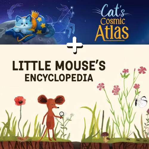 [Nintendo eShop] Little Mouse's Encyclopedia + Cat's Cosmic Atlas für Switch | interaktive Lernspiele