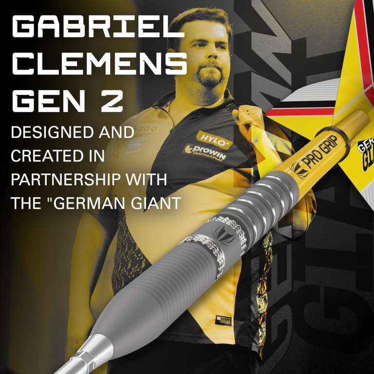 Target Darts Gabriel Clemens Gen 2 90% Wolfram Swiss Point Steeldart 21g
