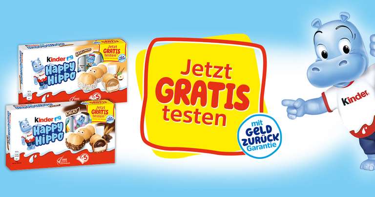 [GzG] Kinder Happy Hippo mit Aktionspackung inkl. Code