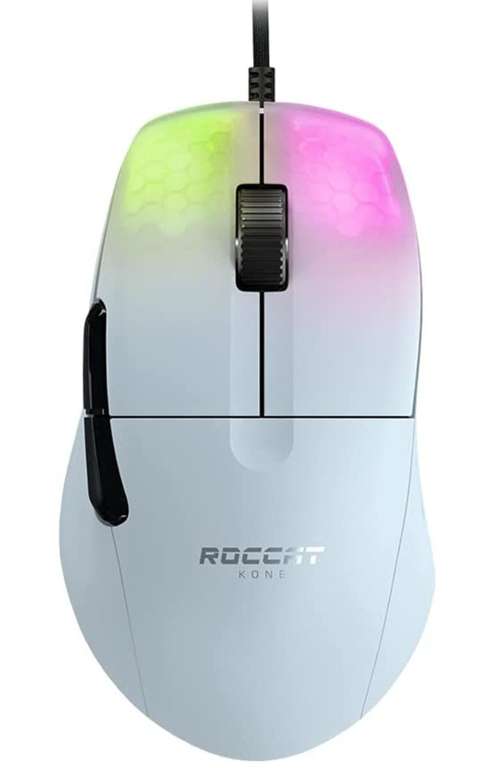 Roccat Kone Pro - Lightweight Ergonomic Optical Performance Gaming Maus, weiß oder schwarz