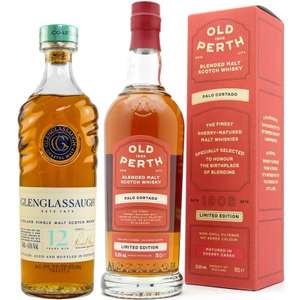 Whisky-Übersicht 249: z.B. Glenglassaugh 12 Jahre 45% vol. für 43,90€, Old Perth Palo Cortado 55,8% vol. für 55,89€ inkl. Versand