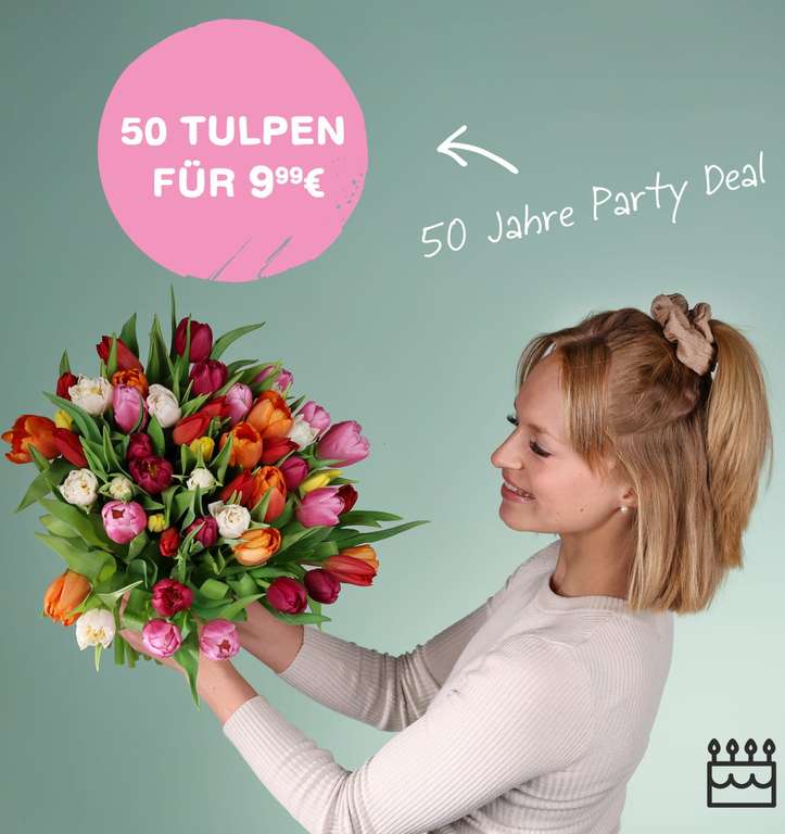 Jubiläums-Tulpen 50 Stiele Blumen Blume2000