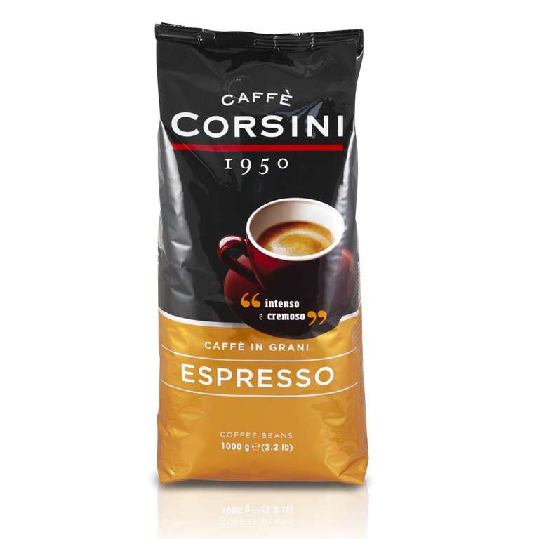 Caffè Corsini in Grani Espresso, 1kg. Auswahl von Kaffeebohnen [PRIME/Sparabo; für 7,66€ bei 5 Abos]