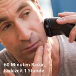 Philips Shaver Series 3000 - Elektrischer Nass- und Trockenrasierer für Herren mit ausklappbarem Trimmer und Reisetasche (Modell S3230/52)