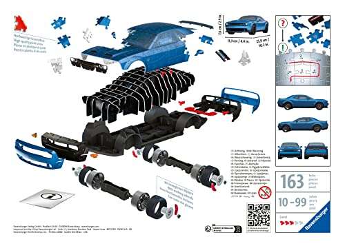 Ravensburger 3D Puzzle 11283 - Dodge Challenger SRT oder 11147 - Porsche 911 GT3 Cup je 14,09€ (Prime/Otto flat)