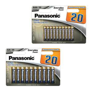 [Aldi Nord Offline ab 08.08.] Panasonic Everyday Power Batterien 20 Stück AA/AAA Mignon