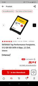 INTENSO Top Performance 512GB interne SSD Sata