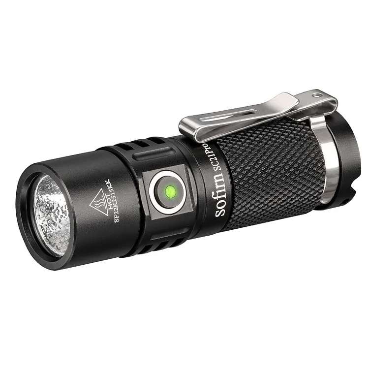 Sofirn SC21 Pro Taschenlampe Max. 1100 Lumen mit 16340 Akku USB-C ladbar (Aliexpress APP Münzseite)