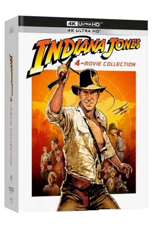 Indiana Jones 4K UHD alle 4 Filme (gibt es mehr??) zum Top-Preis, nur O-Ton