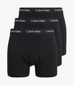 [ZALANDO PLUS + Amazon] Calvin Klein 3 Pack Trunk Panties (schwarz/schwarz) für 22,06€ (19,41€ mit CB-Guthaben) - alle Größen (XS-XL)