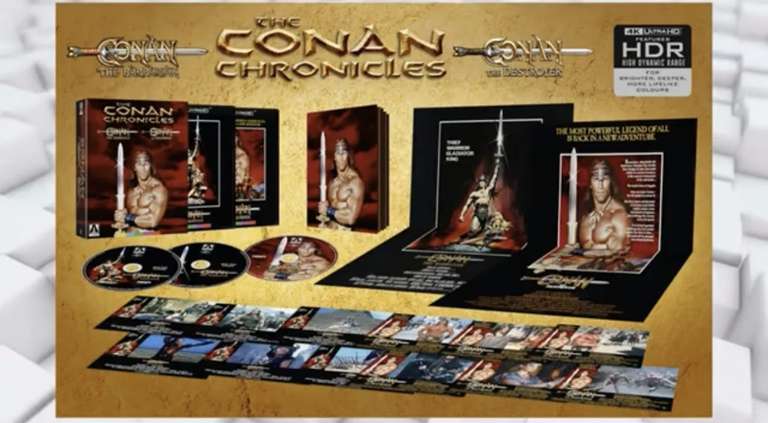 The Conan Chronicles / The Barbarian & The Destroyer | Arnold Schwarzenegger | erstmals in 4K! | 3-Disc Ltd Edition Box Set | Amazon US
