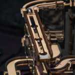 ROBOTIME 3D-Puzzle Kugelbahn "Marble Night City" (294 Teile, Altersempfehlung: ab 14 Jahren, Kugelanzahl: 10, Höhe: 22,8 cm)