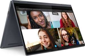 Lenovo Yoga 7 Convertible: 14" FHD IPS 300cd/m², Ryzen 5 5600U, 8/256GB, Fingerprint, Tastatur beleuchtet, Wi-Fi 6, USB-C mit DP & PD, Win11