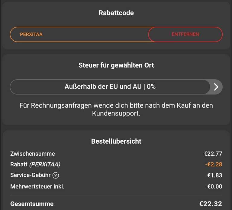 Steam Wallet Card €25 EU Activation Code STEAM für 22,32€ Klarna