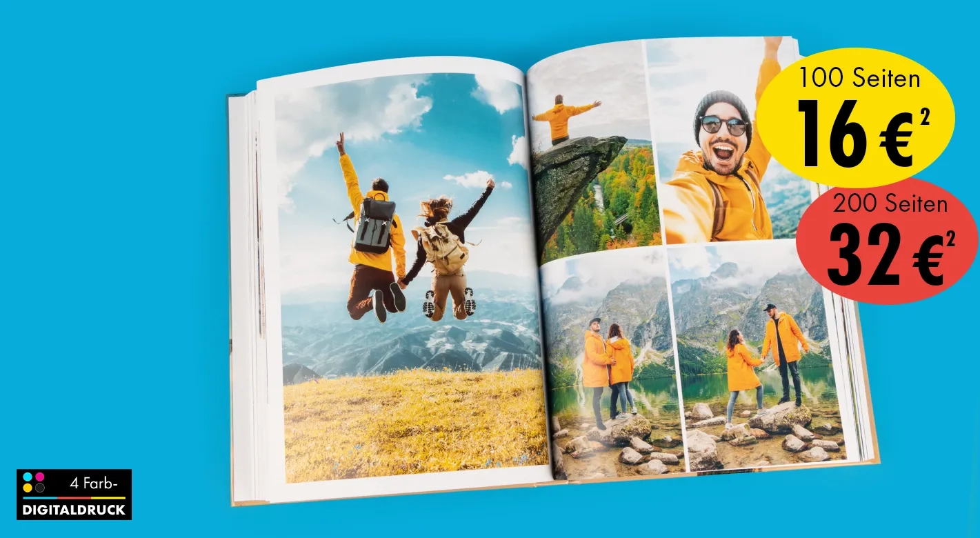 Orwo Fotobuch 100 oder bis 200 Seiten zum Festpreis 20,99 bzw 36,99 inkl. Versand