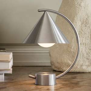 Ferm Living Meridian Silber LED Tischlampe