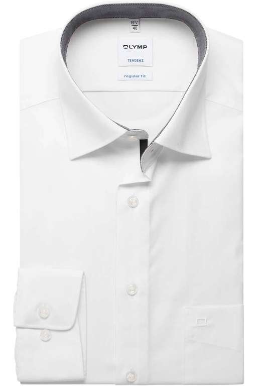 20% Rabatt auf alles im Hemden.de Winter-Sale - z.B. OLYMP Tendenz Hemd Weiß (Regular Fit; Gr. 39 - 45) für 19,96€ zzgl. VSK