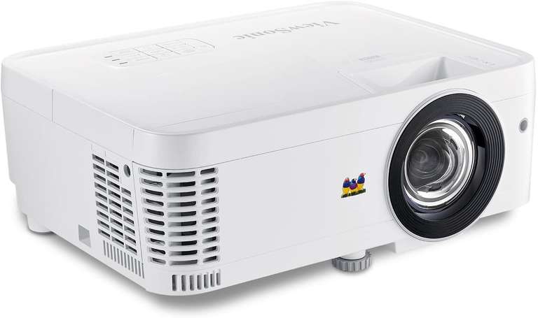 ViewSonic PX706HD Kurzdistanz-Projektor (DLP, 1920x1080, 1.2x Zoom, ~2700lm, 3D-ready, 2x HDMI 1.4, USB-C, ~16ms Input Lag, 5W LS)