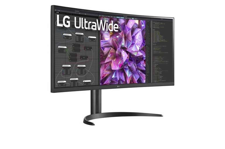 LG 34WQ75X-B // Curved 21:9-UltraWide-Monitor mit 34 Zoll und QHD (3.440 x 1.440)