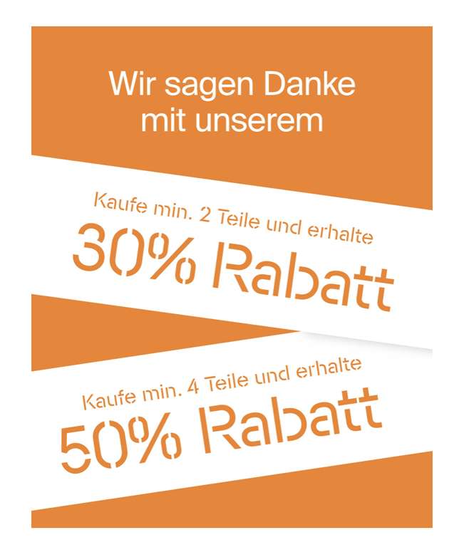 ESPRIT Ulm (lokal) bis zu 50% Rabatt wg. Schließung (30% Rabatt bei 2 Teilen, 50% ab 4)