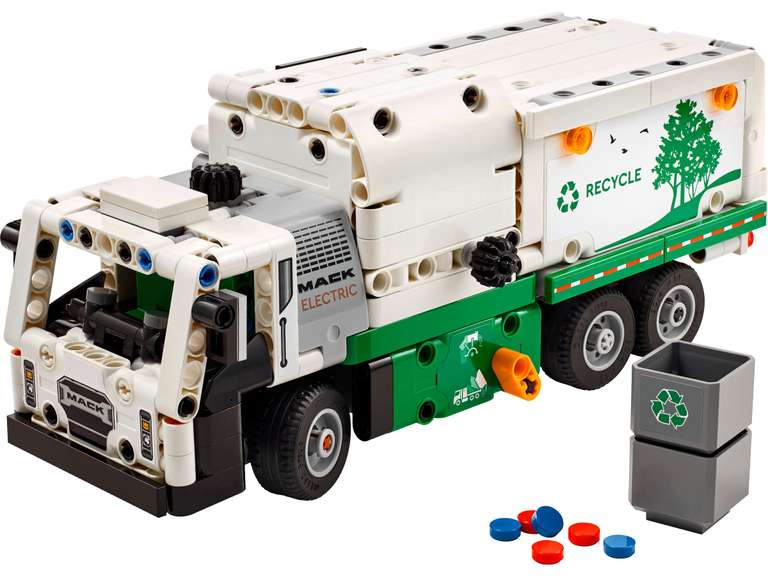 2 LEGO Technic-Sets - Offroad Rennbuggy (42164) für 10,07 Euro oder Mack LR Electric Müllwagen (42167) für 22,68 Euro