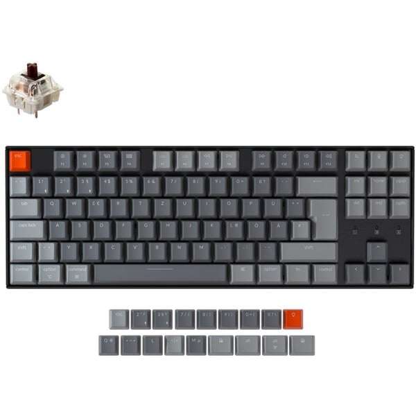 Keychron K8, Gaming-Tastatur (Gateron Brown)