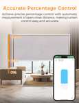 (Prime)-Refoss WLAN Rollladenschalter mit Zeit Schaltuhr, Smart Home Rollladen Steuerung, Kompatibel mit Alexa, Siri, Google