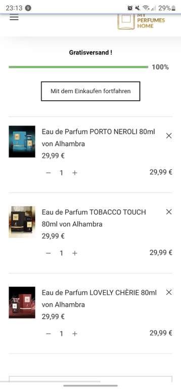 Maison Alhambra Porto Neroli + Lovely Chèrie + Tobacco Touch EdP 80ml Tom Ford Clones