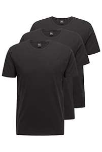 BOSS Herren T-Shirts (3er Pack), schwarz, Größe M
