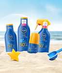 [PRIME/Sparabo] NIVEA SUN Kids Schutz & Pflege Sonnenmilch LSF 50+ (200 ml), pflegende Sonnencreme mit LSF 50+, extra wasserfest, für Kinder