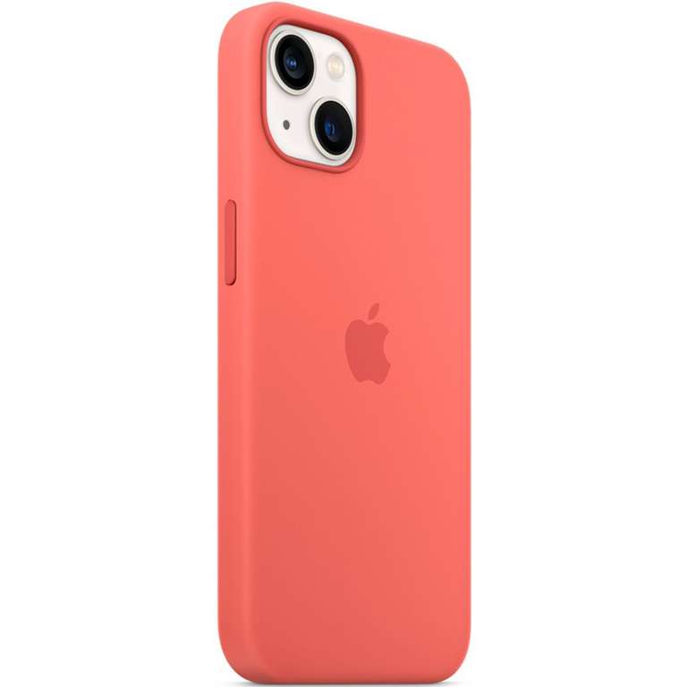 Apple Silikon Case mit MagSafe für iPhone 13 Mini | Innenseite mit Mikrofaser | in Marigold (MM1U3ZM/A) oder Pink Pomelo (MM1V3ZM/A)