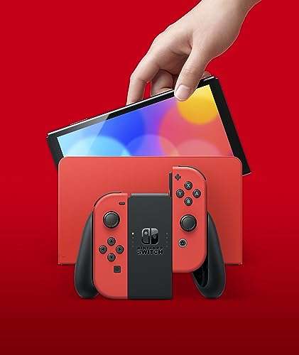 Nintendo Switch (OLED-Modell) - Mario-Edition (rot)