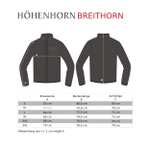 Höhenhorn Breithorn Softshell (8.000 mm) Jacke in 2 Farben (Größen S bis 3XL)